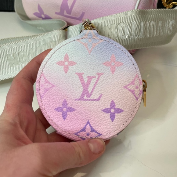 Louis Vuitton / Sunrise Pastel Monogram Coated Canvas Papillon BB Gold Hardware - Picture 4 of 9